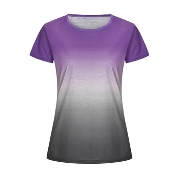 Plus Dimensiune Casual, de Vară, Femeie cu Maneci Scurte T-shirt, O-Neck T-Shirt 2020 Moda Liber Feminin Streetwear Doamnelor Curcubeu Topuri