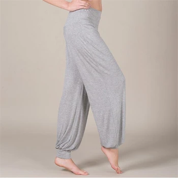 Plus dimensiune femei plus de grăsime crește modal subțire pantaloni casual pantaloni acasă felinar pantaloni poate fi purtat în afara pantalon pijama mujer