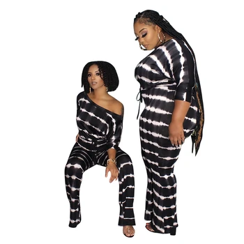 Plus Dimensiunea Îmbrăcăminte 5XL Salopetă pentru Femei Salopeta Liber Elastic Talie Ars Pantaloni cu Dungi-O singură Bucată Salopeta cu Ridicata Dropshipping