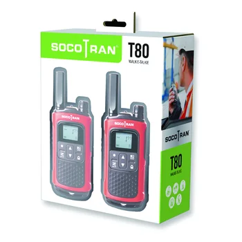 PMR 446 de Licență-Walkie Talkie gratuit Scocotran Reîncărcabilă 2 Mod de Radio cu 8 Canale de Scanare VOX Radio Portabil mini Walkie Talkie