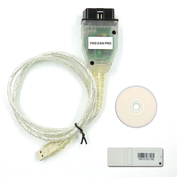 POATE de VAG PRO V5.5.1 cu FTDI FT245RL Chip VCP de Diagnosticare OBD2 Interfata USB Suport de Cablu magistrala can, UDS-K Linie