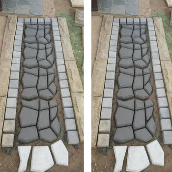 Podea Calea Filtru de Mucegai Mucegai Beton Reutilizabile DIY Pavaj Durabil pentru Gradina Gazon poate CSV