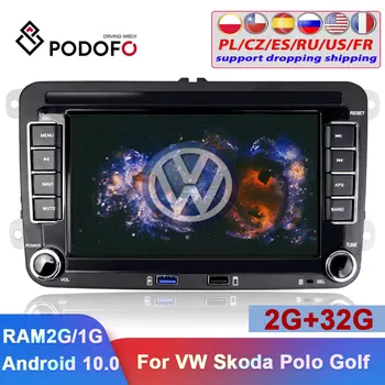 Podofo Auto 2Din Radio Android GPS Auto Multimedia Player 7