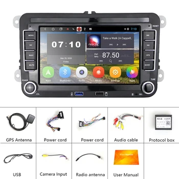 Podofo Auto 2Din Radio Android GPS Auto Multimedia Player 7