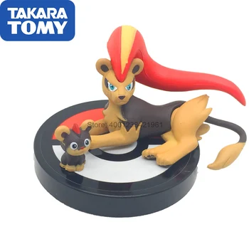 Pokemon Acțiune Reală Figura Pyroar Litleo Model De Păpușă Jucărie De Colectare Cadouri