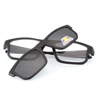 Polarizat ochelari de Soare Ochelari de Citit bărbați femei Anti-albastru de moda presbyopic ochelari pentru 5 lentile magnet clipuri +1.+1.5+2