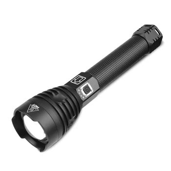 Poliția 250000LM XHP90 USB cu LED-uri Reincarcabila Putere Luminos lanterna Lanterna Lampa Zoom Lanterna