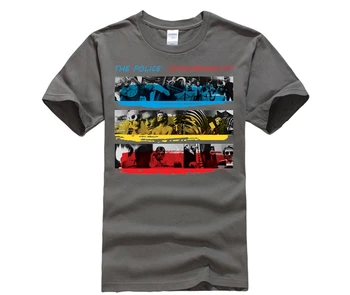 Poliția T Cămașă Bărbați marea BRITANIE Trupa de Rock Sincronicitate Concert Tee Camasi Barbati Maneca Scurta Brand de Bumbac T-Shirt