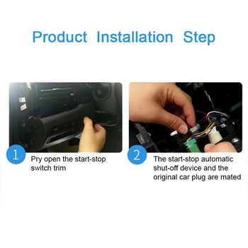 Pornire automată Și Oprire Comutator de Un singur Buton de Setare Motor Auto Start Stop Sistem Pentru Toyota Vios Yaris 14-19 RAV4, Corolla 2018
