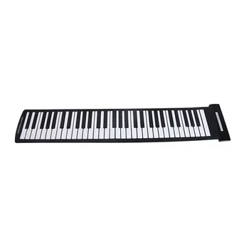 Portabil 61 Taste Flexibile Roll-Up Pian USB MIDI Tastatură Electronic Mână Rola de Pian