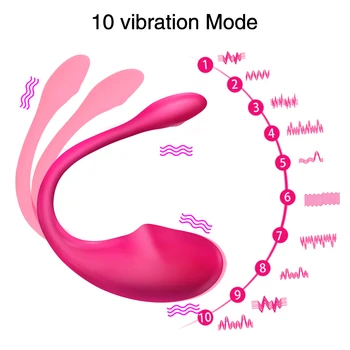 Portabil App Control De La Distanță Inteligent Vagin Vibrator Mingea Jucărie Sexuală Pentru Femei G-Spot Clitoridian Dolp Vibrații Masaj Cuplu Flirt