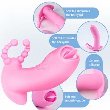 Portabil Dildo Vibrator Pentru Femei Adulte Jucarii Sexuale Oral Lins Clitoris Sex Vibrator G-spot Stimulator Clitoris Jucarii Sexuale pentru Femei