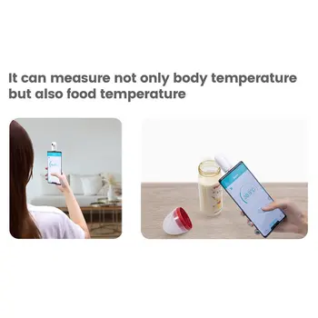 Portabil Non-contact cu Infraroșu termometru frunte telefon mobil mini termometru pentru Android Tip C Detector de Temperatură