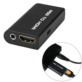 Portabil pentru PS2 la HDMI Audio-Video Convertor Adaptor AV Cablu HDMI Pentru PlayStation 2 Plug Și să se Joace Piese