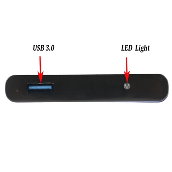 Portabil Superspeed USB 3.0 HDD SSD SATA de Aluminiu Extern 2.5