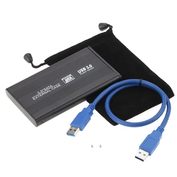 Portabil Superspeed USB 3.0 HDD SSD SATA de Aluminiu Extern 2.5