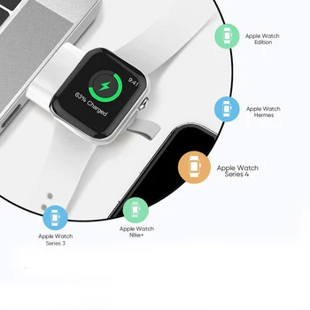 Portabil Încărcător Wireless pentru apple watch 5/4/3/2/1 Magnetic de Încărcare USB Dock Station pentru iwatch 44mm 40mm 42mm 38mm