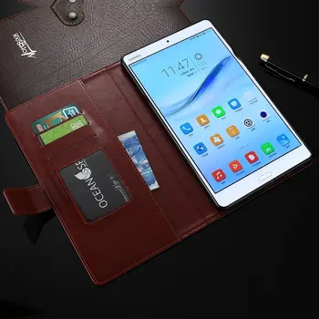 Portofel de lux Card gaura Flip din Piele acoperi caz Pentru Huawei MediaPad M3 8.4 BTV-W09 BTV-DL09 funda tableta Pentru Huawei M3 8.4+PEN