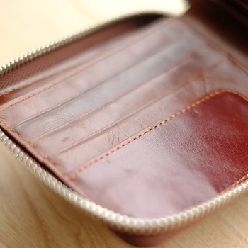 Portofel scurte pentru barbati femei Epocă de înaltă calitate bilet suport din piele sac de ambreiaj piele carte de portofel geanta geanta handmade