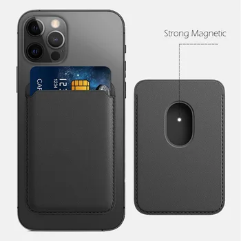 Portofel Solt Geanta pentru iPhone 12 Pro Max Mini Magsafe Magnetic Moda Titularul Cardului pentru iPhone12 Mini-Capa Coque Fundas