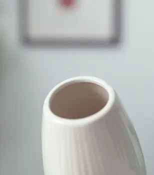 Porțelan delicat și simplu ceramice moderne vaza de flori ornamente alb vaza ceramica creative de înaltă temperatură tras Europene s