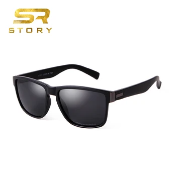 Poveste de Epocă TR90 Pătrat Polarizat ochelari de Soare Barbati 2020 Design de Brand Culoare Oglindă Lentile de Sport de Conducere Ochelari de Soare UV400 CE SZ1431