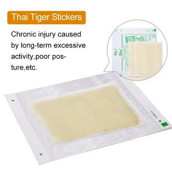 Povihome 40Pcs/20Bags Red Tiger Balsam de Gât Spate Joint Pain Relief Patch Ipsos Cald