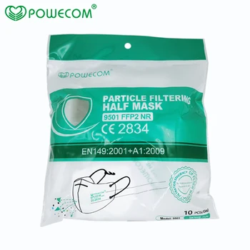 POWECOM Reutilizabile Masca FFP2 CE 9501 de Protecție Față Măști de Gura PM2.5 Filtru Masca de Siguranță FFPP2 Masca de Respirat Gura Închis Capacul