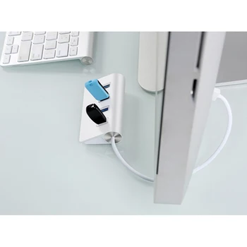 Powstro de Mare Viteză Adaptor 4 Port USB USB Splitter Adaptor USB Splitter pentru Apple Macbook Air Laptop PC-ul HUB-ul Portabil HUB OTG
