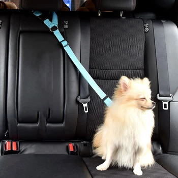 Practic Universal Pisică Câine de Companie de Siguranță Reglabil Centura de scaun Auto Ham Lesa de Călătorie Clip Curea Duce Pet Mașină Centura de Siguranță