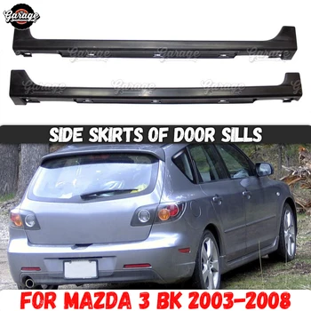 Praguri laterale caz pentru Mazda 3 2003-2008 de praguri usi ABS plastic tampoane body kit tuning auto styling exterior 1 set / 2 buc