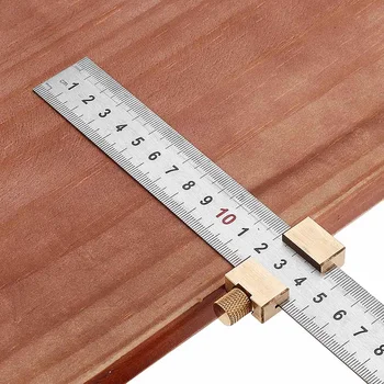 Prelucrarea lemnului Metrice și Inch Linie Scrib Conducător de Poziționare de Măsurare Conducător 300mm Marcarea T-Conducătorul Instrument pentru prelucrarea Lemnului