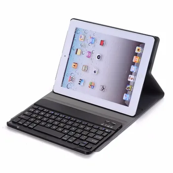 Premium Acoperire din Piele pentru Apple iPad 2 3 4 iPad2 iPad3 iPad4 9.7 Caz Coque Capa Funda cu Tastatura Bluetooth Detasabila