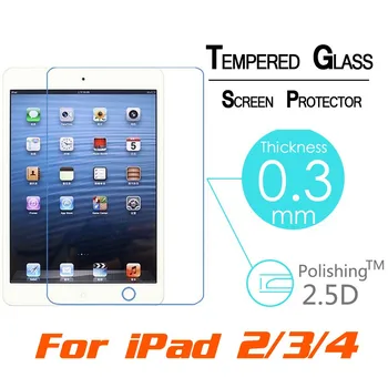 Premium din Sticla Temperata Pentru iPad 2 3 4 Ecran Protector 9H Calitate Față de Ecran de Film Protector pentru iPad 4 3 2 A1430 A1458 1416