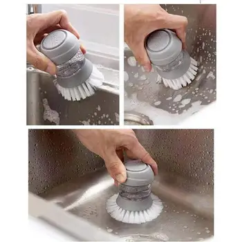Presa de tip Perie de spălat Vase Bucatarie Perie Ustensile Curat Presa de Tip Non-stick de Ulei Hidraulice Automate de spălat Vase