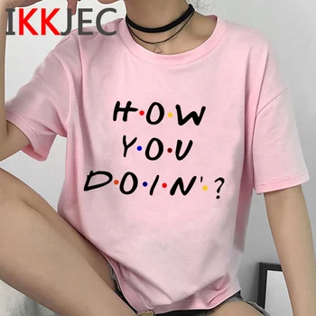 Prieteni Show Tv Femme Camasi Grafice Femei T Shirt Harajuku Vara 90 Tricou Streetwear Topuri de Femei Tees T-shirt cu Maneci Scurte