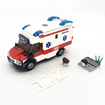 Prietenii oraș Serie spital ambulanță control Medical Vehicul Masina de Pompieri Blocuri Seturi de Copii Kituri Compatibil Strada