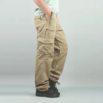 Primavara Vara Barbati Pantaloni Casual Buzunar Cargo Îmbrăcăminte de Modă Tactice Armata Pantaloni largi Largi de Hip Hop Joggeri Dimensiuni Mari 7XL
