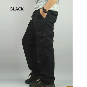 Primavara Vara Barbati Pantaloni Casual Buzunar Cargo Îmbrăcăminte de Modă Tactice Armata Pantaloni largi Largi de Hip Hop Joggeri Dimensiuni Mari 7XL