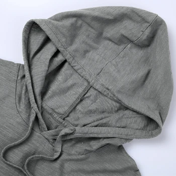 Primavara-vara noi pur bambus slub cotton om pălării cu mânecă scurtă T-shirt subțire lung de sex masculin pălărie hip hop brand de design T-shirt T383