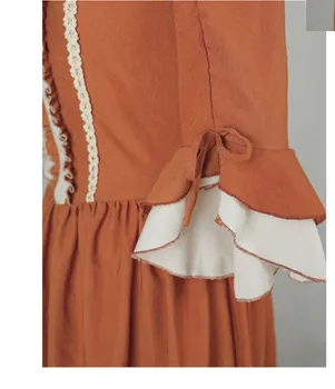 Primăvara Design Original Toamna Femei Franceză Rurale Stil Vintage Rochii Elegante Subțire De Bumbac, Pantaloni De Catifea Cord Lung Rochie De Printesa