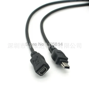 Prin dhl sau ems 100buc Lumina Neagra Cablu Adaptor 5Feet/1,5 m Mini USB B 5pin Cablu de Extensie Cablu Adaptor