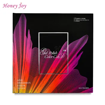 Pro 80 de Culori Album Foto Oval Plat Sfaturi de Design Imprimate Model de unghii cu Gel Unghii Card de Afișare Carte Diagramă pentru Salon de Unghii de Arta