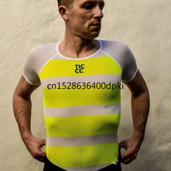 Pro bărbați 2021 curse de Biciclete Cool Mesh Superlight Ciclism Bază de Straturi de Biciclete Maneca Scurta Tricou Respirabil Lenjerie Jersey