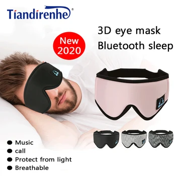 Producător nou de muzică fără fir căști ajutor de somn pentru căști somn masca de ochi Bluetooth 5.0 somn legat la Ochi 3D stereo microfon Binaurale