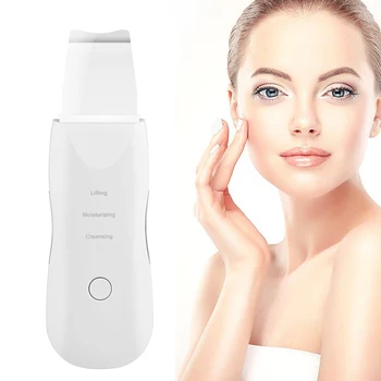 Profesional Cu Ultrasunete Facial Skin Scrubber Ion Adânc Curățarea Feței Peeling Reîncărcabilă De Îngrijire A Pielii Dispozitiv Instrument De Frumusete