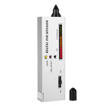 Profesionale Moissan Indicator LED Diamond Tester Moissanites Detector Pen Piatră prețioasă Selector de Testare Bijuterii ridica Instrumente