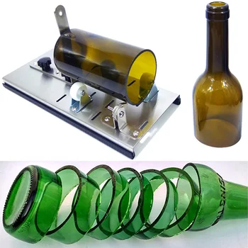 Professionele glassnijder oțel 5 roata creative din marea britanie sticlă tăietor de mașini 2-11mm diy sticla de vin lampa instrument de tăiere cuțit