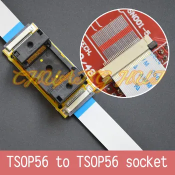Program SMD sudare TSOP56 să TSOP56 Pe linia de test soclu Teren=0,5 mm SMD sudare TSOP56 ic Adaptor de priza IC51-0562-003