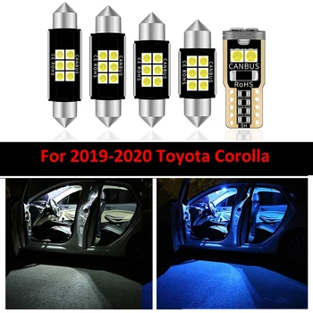 Promovarea 11 Buc/set LED-uri de iluminare Interioară Pachet Kit pentru Toyota Corolla 2019 2020 Accesorii Auto Harta Dom Portbagaj Licență Lumina